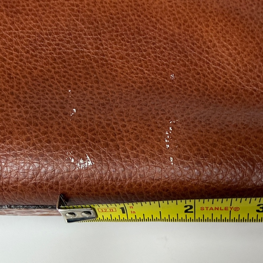 Brahmin Brown Crocodile-Embossed Handbag - Picture 6 of 15
